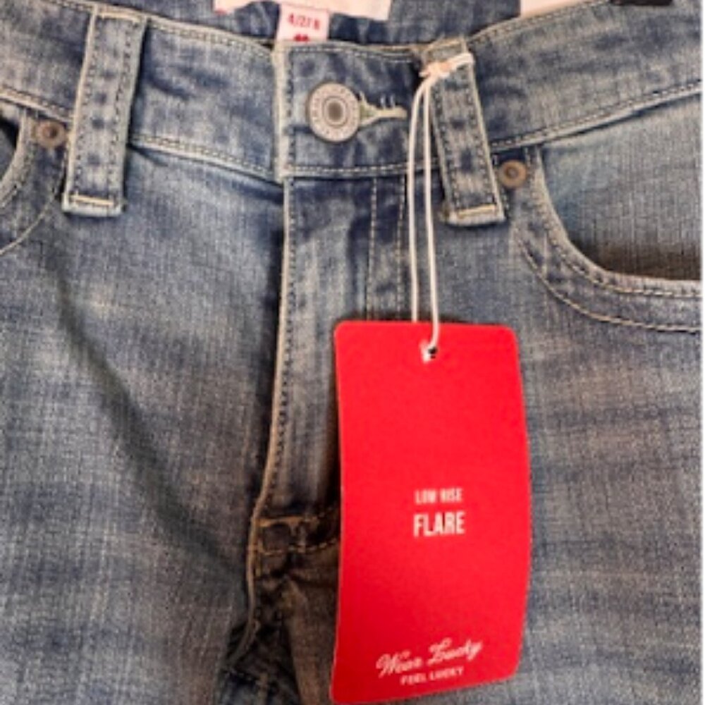 NWT Lucky Jeans Low Rise Flare 4/27 R - Picture 3 of 5